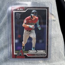 2026 Topps Ser. 1 Baseball Team Color Border SSP CASE HIT #314 CORBIN CARROLL 🔥