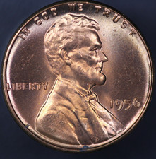 1956 Lincoln Cent From An Original Collection Gem  Color Lot Bb-470