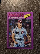 Topps 2026 Heritage Jhoan Duran Philadelphia Phillies Purple Border #14