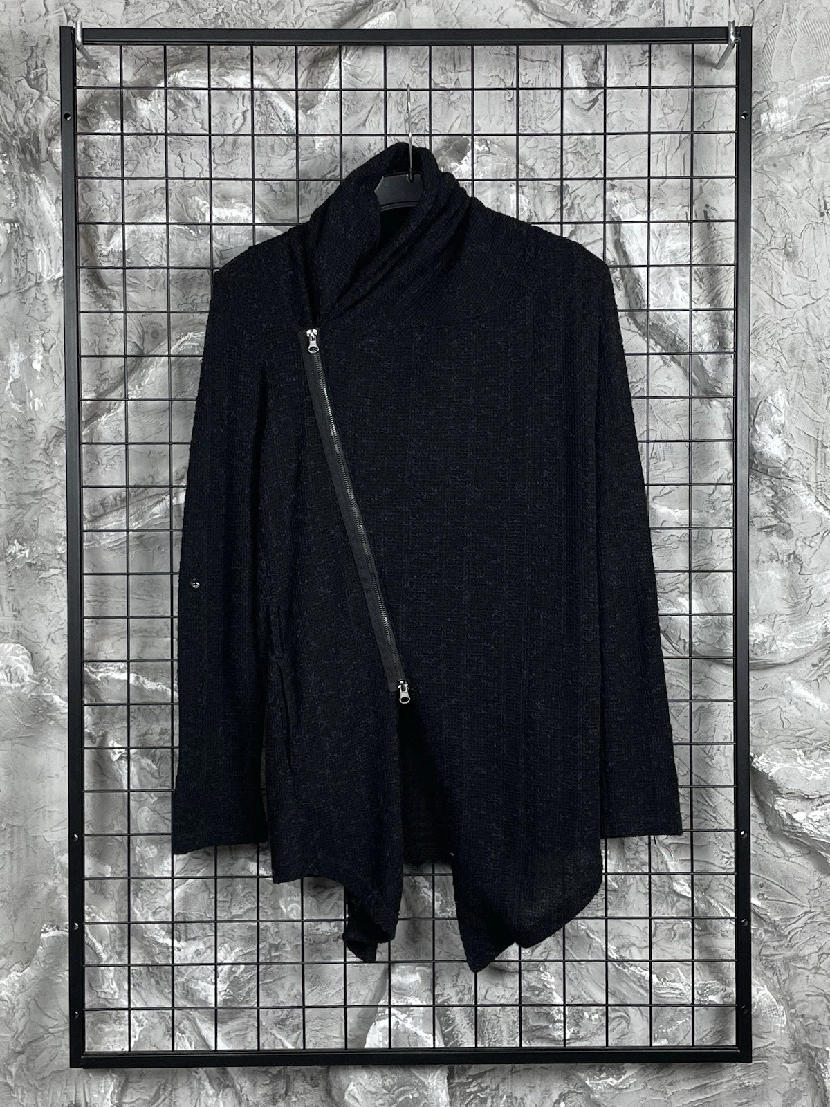 Jackrose Japanese Brand Assymetrical Avantgarde Zip Jacket Siz M Rick Owens Vibe image 1