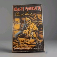 Iron Maiden Piece of Mind Cassette Capital records 4XT-12274