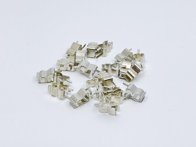 50PCS JEF-501 PCB Fuse Clip for 5.2x20mm Cartridge Fuse 10A PCB-2 Ear Type