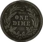1893-O Barber Silver Dime in a SAFLIP® - VG- (Good+)