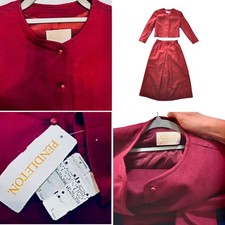 Vintage Virgin Wool Pendleton Skirt Suit w/ Tags DEAD STOCK Fit: MediumPetite