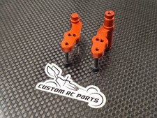 Team Losi XX4 Red Aluminium Bell Cranks Steering Arms