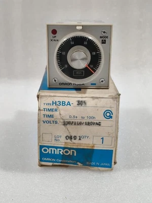 Omron h3ba timer 100/110/120vac with free fast shipping - Image 1 of 4
