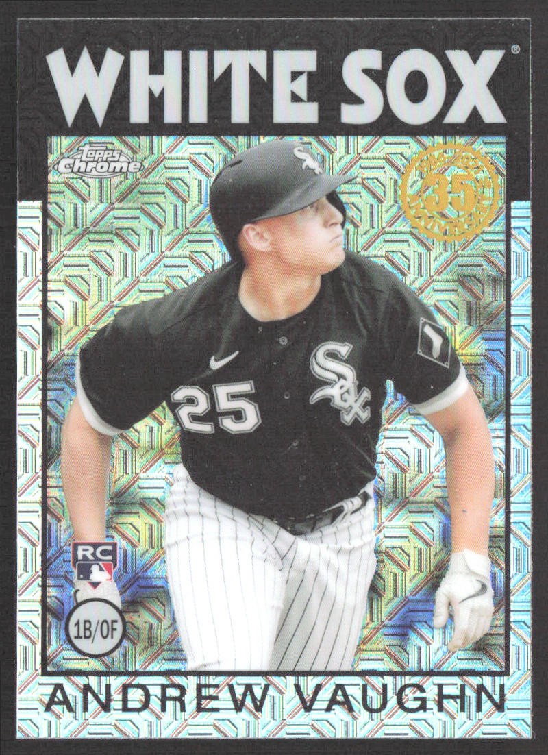 Andrew Vaughn 2021 Topps Update 1986 Topps Chrome #86C-17 Chicago White Sox