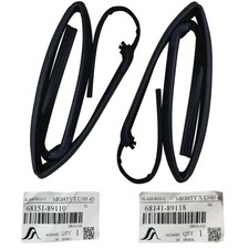 Sello de canal de funcionamiento de vidrio de ventana delantero derecho derecho para camioneta Toyota Hilux LN85 1989-1997