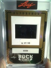 2026 Leaf Slideshow - Rock Slides - Original Film Slide card - Rush #12/25