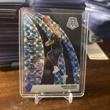 2023-24 Panini Mosaic - Elevate Nikola Jokić #5 Reactive Blue Mosaic Prizm /99