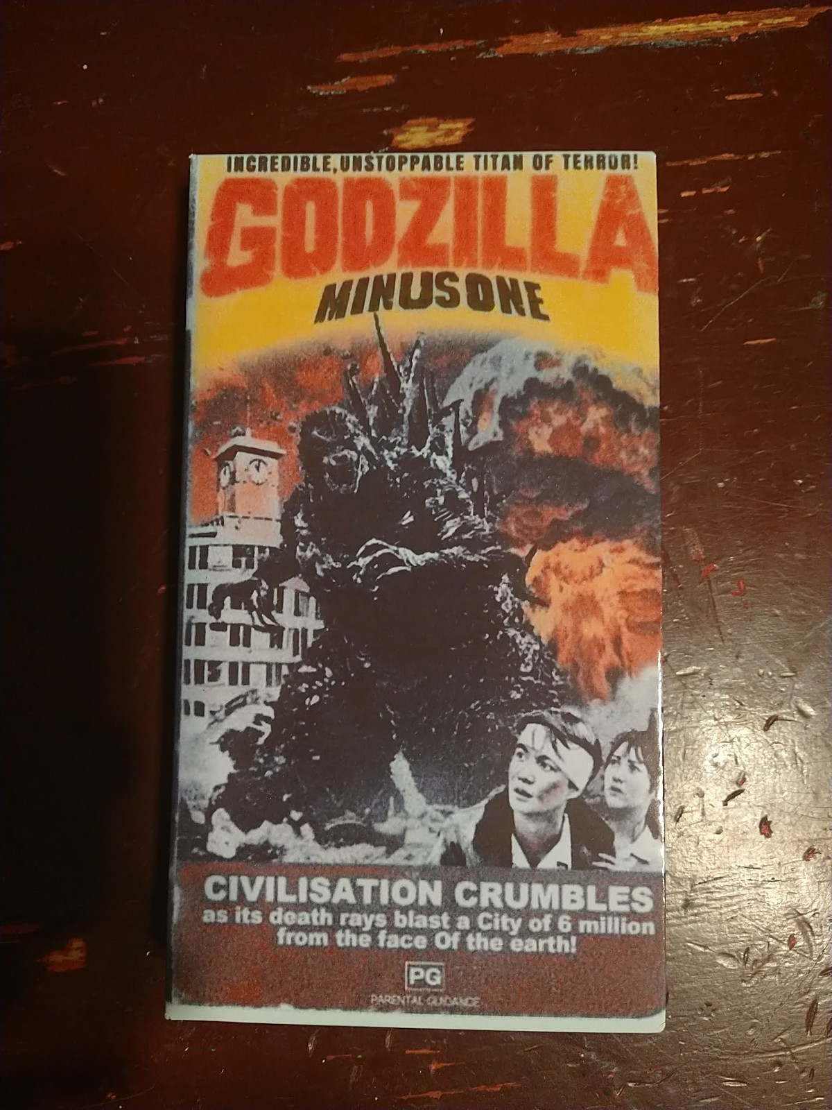 Godzilla Minus One Original Japanese Language With English Subtitles Vhs