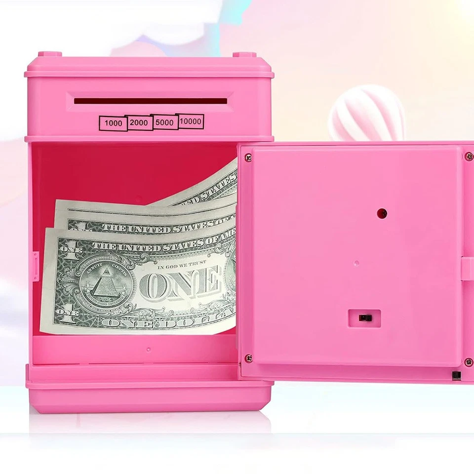 Elektronische Geldspardose mit Passwort - Automatischer Geldautomat für Kinder - Bild 3 von 4