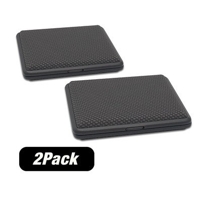 Zigarettenetui | Premium Flat | Black Edge Dekor | kompakt | Carbon Design