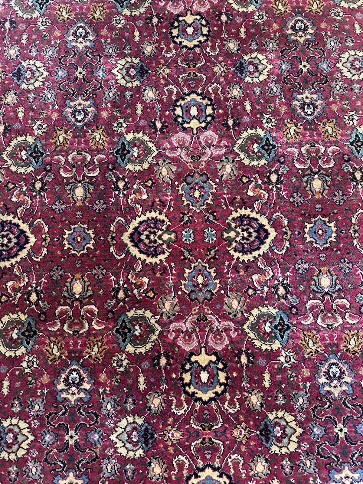 8x11 KARASTAN WILLIAMSBURG HERATI 558 100% WOOL RUG - VERY GOOD CONDITION