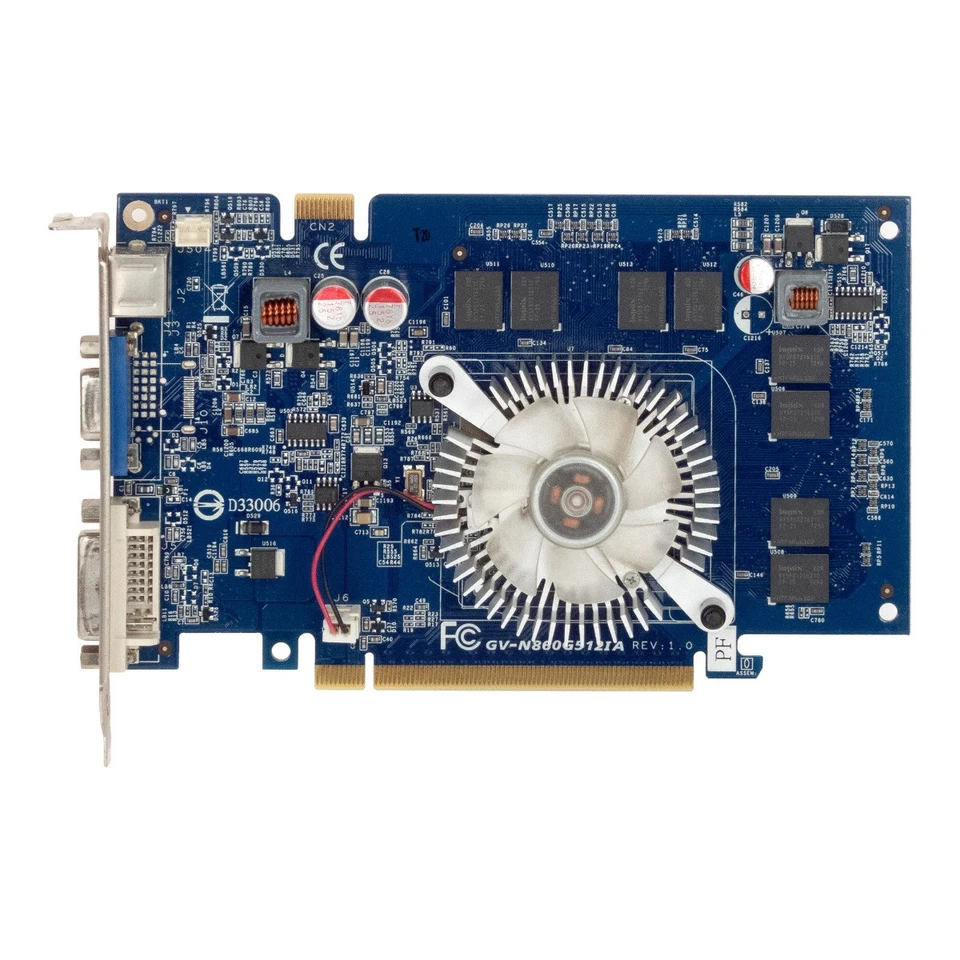 Graphics Card GIGABYTE NVIDIA GEFORCE 8600 GS 512MB GV-N860G512IA PCIe - Image 2 of 3