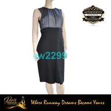 New Most Wanted Authentic Chanel Alpaca Blend Cc Logo Dress 40 New