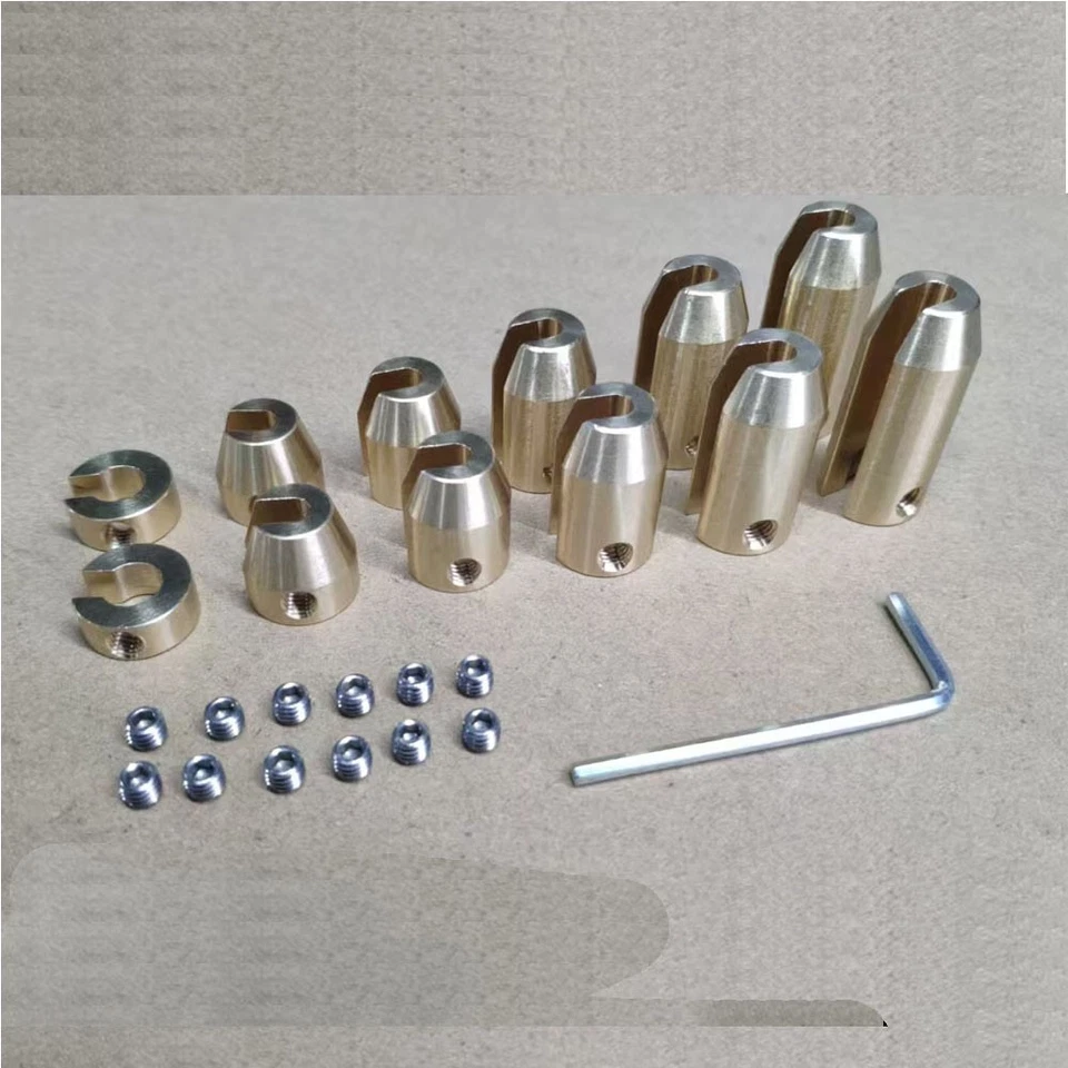 Pesas de radios de latón para equilibrio de rueda de motocicleta para Honda Suzuki BMW ATK Triumph Foto 4 de 4