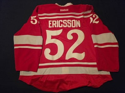 Detroit Red Wings JONATHAN ERICSSON Authentic Game Worn WINTER CLASSIC Jersey
