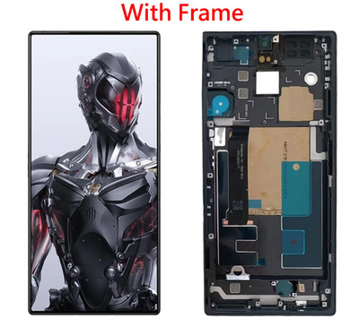 LCD Display Touchscreen Digitizer mit Rahmen für ZTE Nubia Red Magic 8 Pro NX729J
