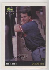 1991 Classic Best Greenville Braves Jim Lovell #29 0s5