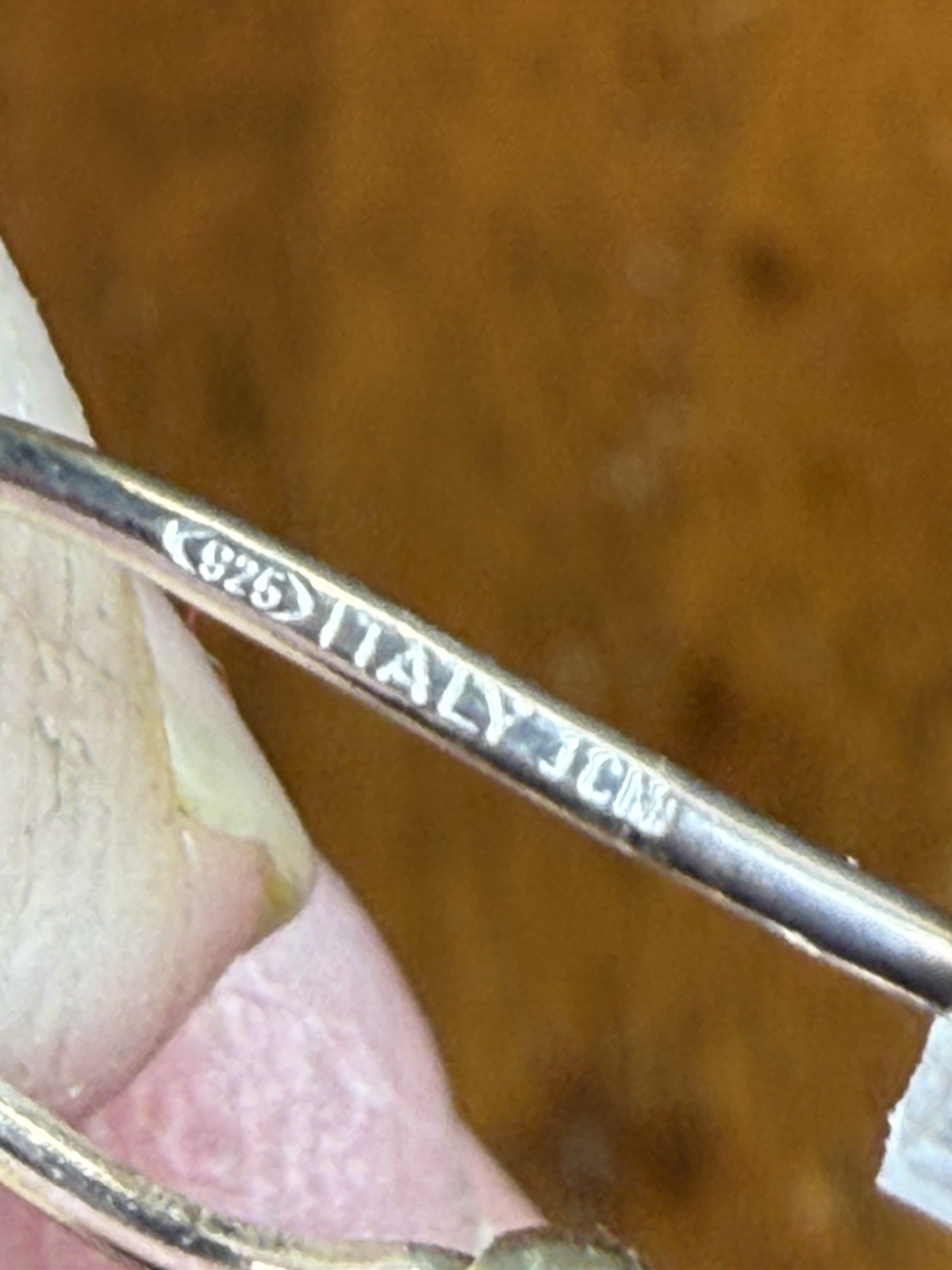 Sterling Silver Italy Snaffle Bit Style Bracelet … - image 11