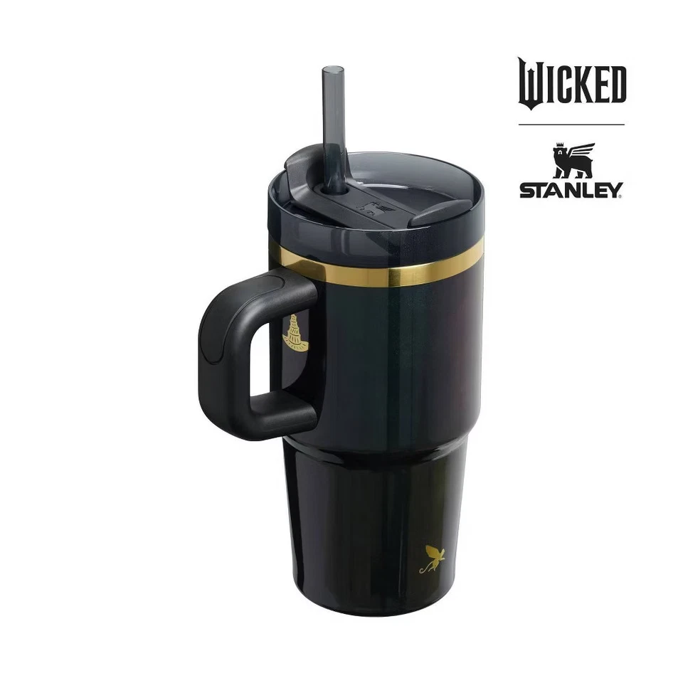 Vaso apagador de estado de flujo Stanley 20 oz acero inoxidable H2.0 Elphaba para siempre Foto 2 de 4