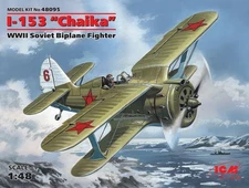 ICM - 1/48 I-153 "Chaika", WWII Soviet Biplane Fighter (100% new molds)
