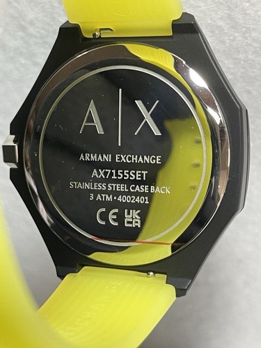 AX Armani Exchange 40mm quarzo quadrante nero donna AX7155SET - Foto 4 di 10