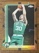 SAM HAUSER 2025-26 TOPPS CHROME 14 BASKETBALLS REFRACTOR BOS CELTICS!