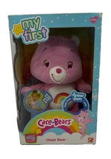 2007 My First Cheer Bear - Care Bears Super Soft Plush Toy Jakks 10  New in Box