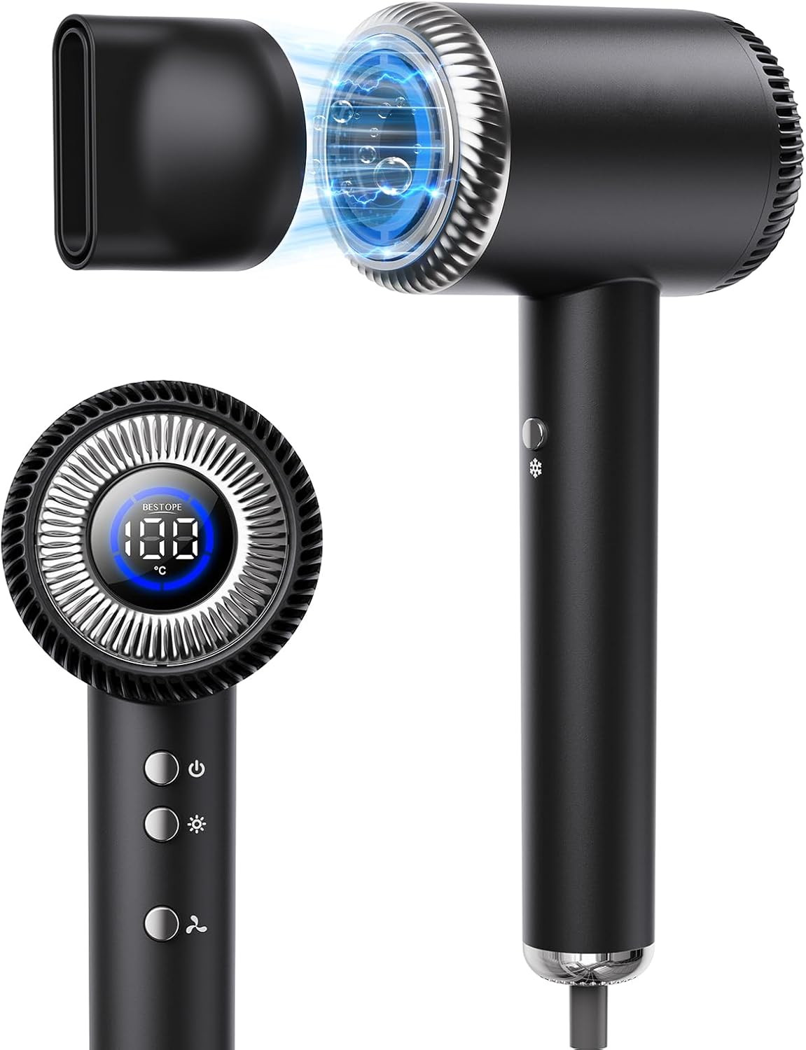 Asciugacapelli Professionale Ionico 110.000 RPM - Design e Potenza