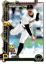 2025 Topps Holiday Base #H70 Paul Skenes Pittsburgh Pirates Rookie Cup