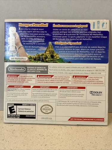 Wii Sports Resort (Nintendo Wii, 2009) Brand New Sealed - Picture 2 of 3