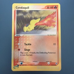 Cyndaquil 59/100 EX Sandstorm Reverse Holo Pokémon Card