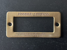 Vintage Pioneer Compass Card Deviation Holder, Staggerwing