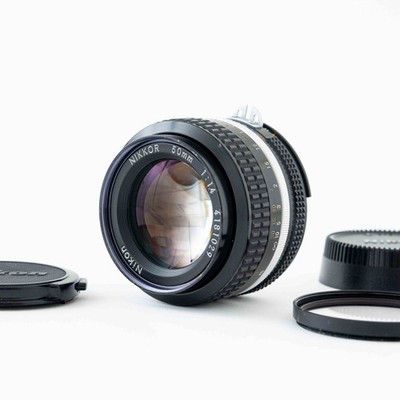 [Exc+5] Nikon Ai NIKKOR 50mm f/1.4 MF Lens From Japan #1029