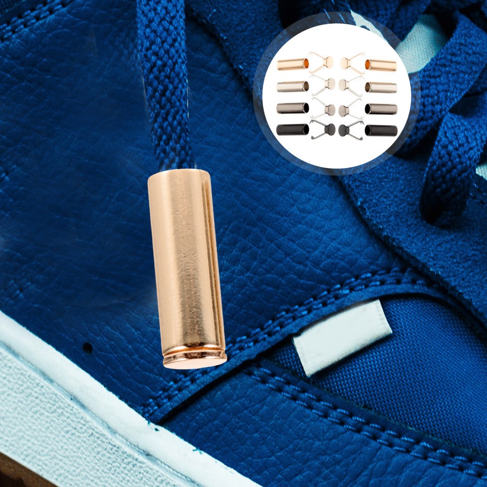 APL 8pz Terminali per Lacci in Metallo Aglets per Lacci Scarpe Punte Personalizzazione