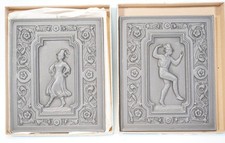 SHW Fer Art Fonte 20256+20257 Danseuse Et Danseur Bavarois Plaques En OVP