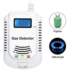 Digital Gas Leak Detector Alarm Sensor Propane Butane Methane Natural Gas Catch