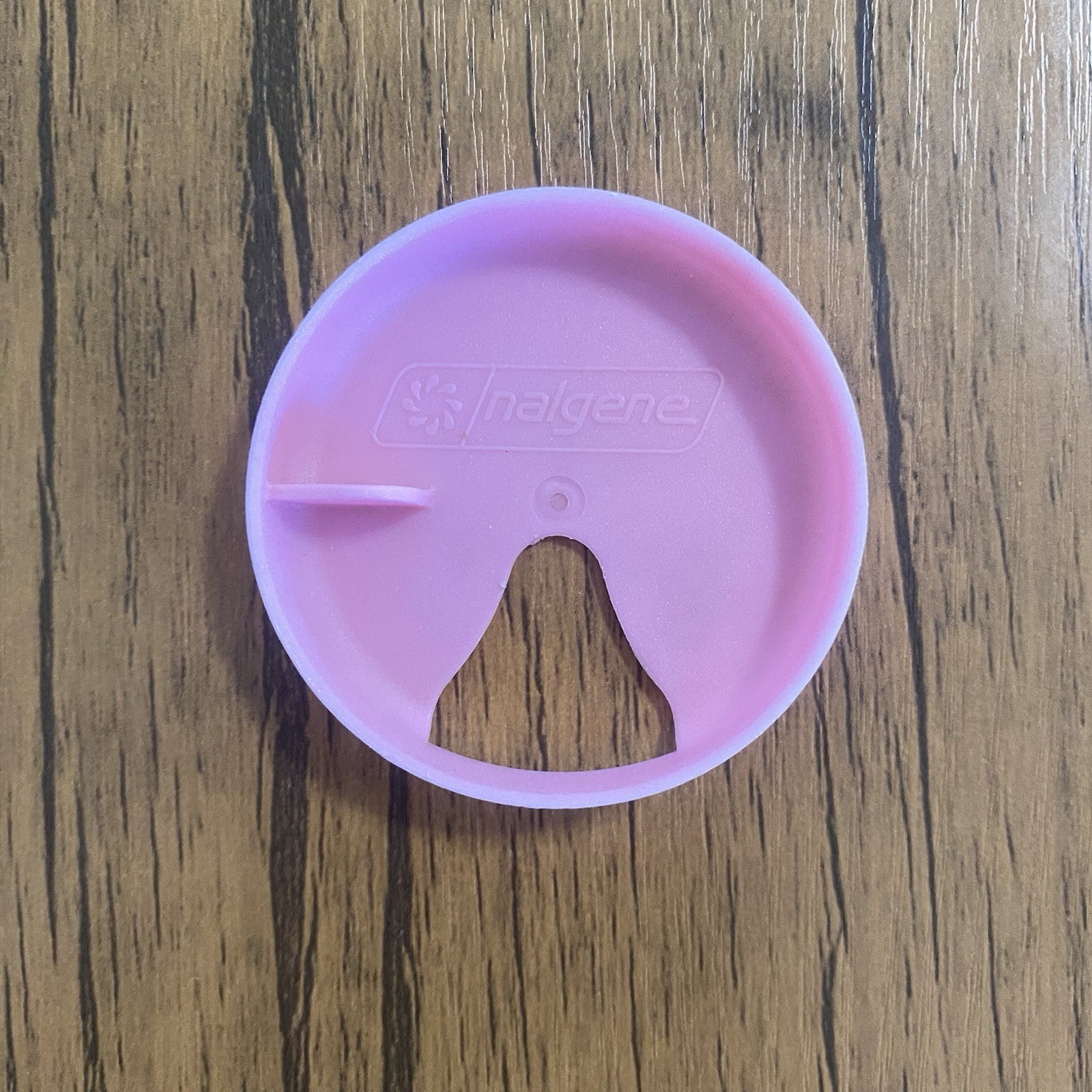 Used Pink Plastic Nalgene Splash Guard 32 fl oz Wide Mouth Sipper Attachment