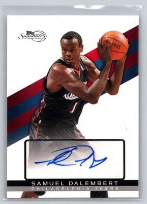2008 Topps Signature Autos #TSA-SD Samuel Dalembert /750