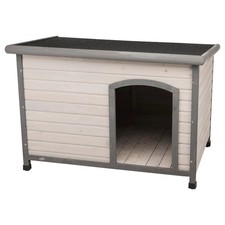natura Classic Dog House, Medium, Gray