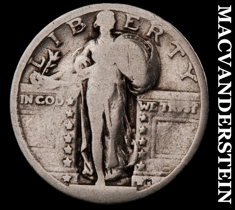 Silver Standing Liberty Quarter - Scarce  No Reserve  #M400