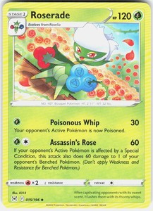 Roserade 015/196 Lost Origin Uncommon