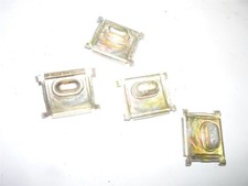 1958 Pontiac Chevrolet Rear Fender Molding Clips Lot Of 4 1958 Pontiac Chevrolet Rear Fender Molding Clips Lot Of 4