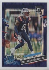 2023 Donruss Optic Rated Rookie Purple Shock Prizm Christian Gonzalez #274 1b1x