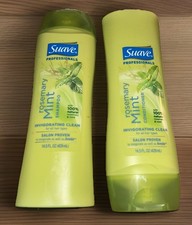 Suave Professionals Rosemary Mint Invigorating Shampoo/Conditioner-14.5oz-DC Pkg