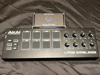 Akai Professional LPD8 Wireless MIDI Pads + Song Builder Software for Windows