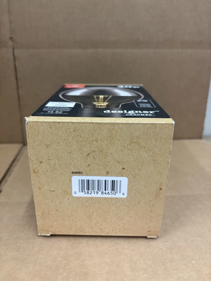 Globe 40w Designer Chrome Finish G30 Bulb 220 Lumens - Image 4 of 4