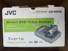 NEW OPEN BOX JVC Everio Direct DVD Video Burner CU-VD10 Share Station CU-VD10USB